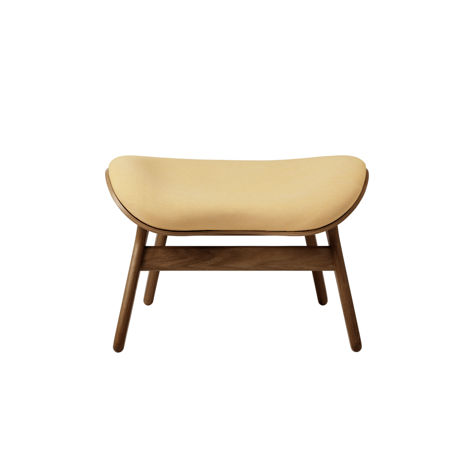 UMAGE A Conversation Piece Ottoman, Dark Oak