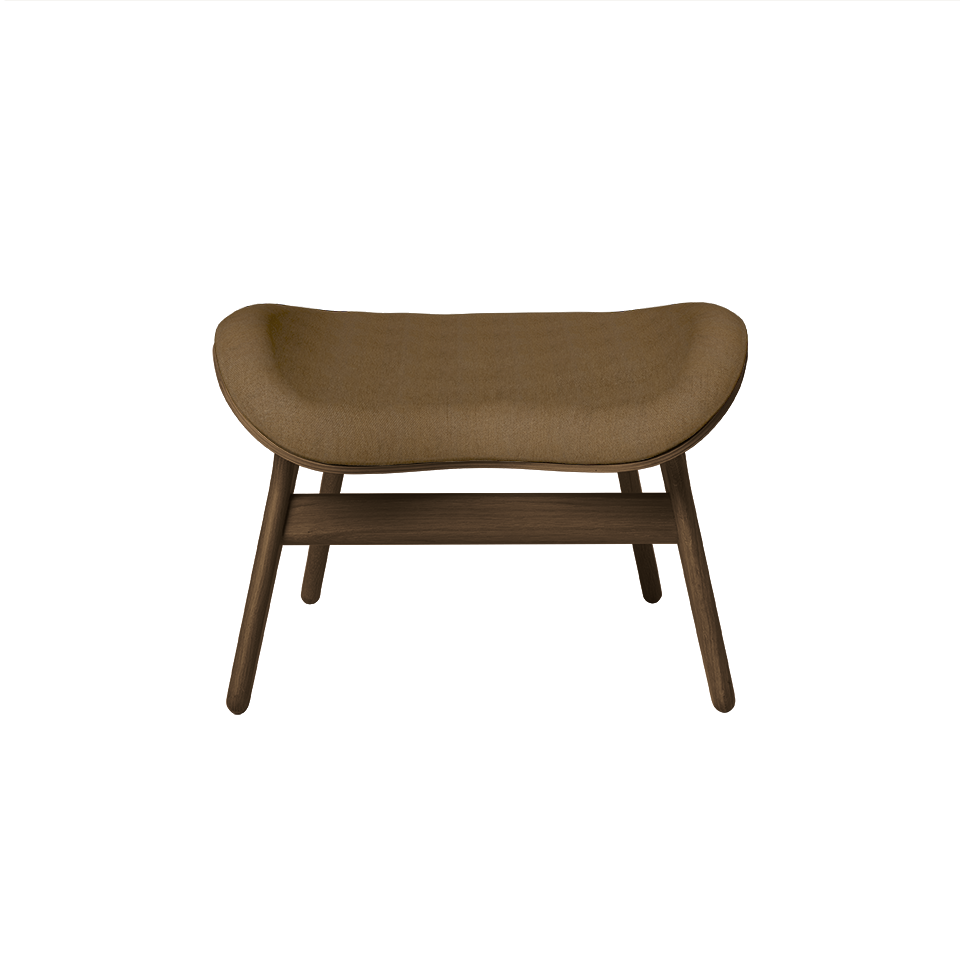 UMAGE A Conversation Piece Ottoman, Dark Oak