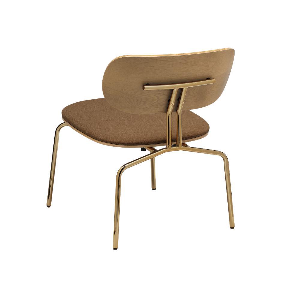 UMAGE Curious Lounge Chair, Brass Legs