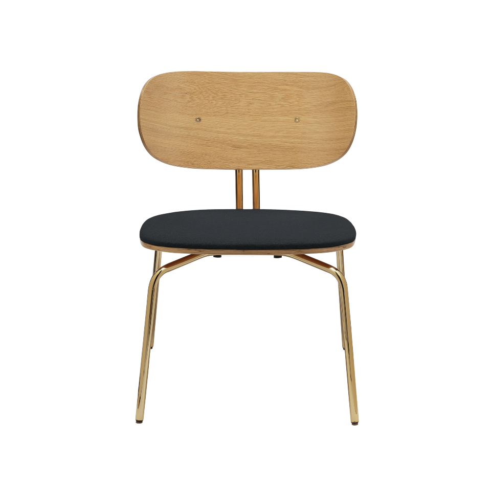 UMAGE Curious Lounge Chair, Brass Legs