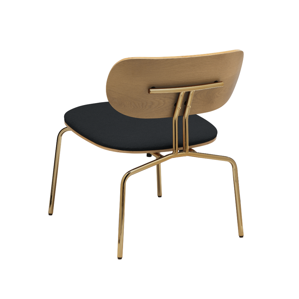 UMAGE Curious Lounge Chair, Brass Legs
