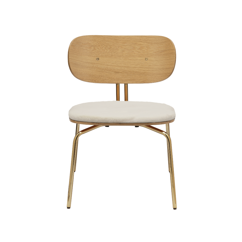 UMAGE Curious Lounge Chair, Brass Legs