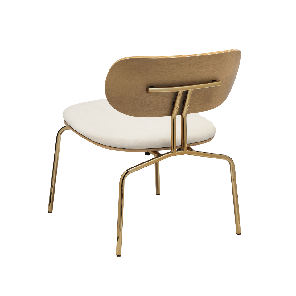 UMAGE Curious Lounge Chair, Brass Legs