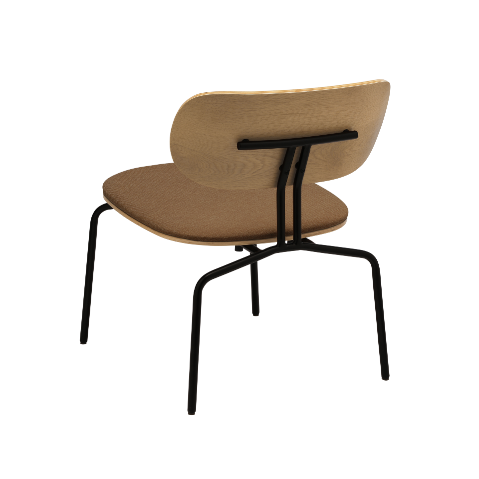 UMAGE Curious Lounge Chair, Black Legs