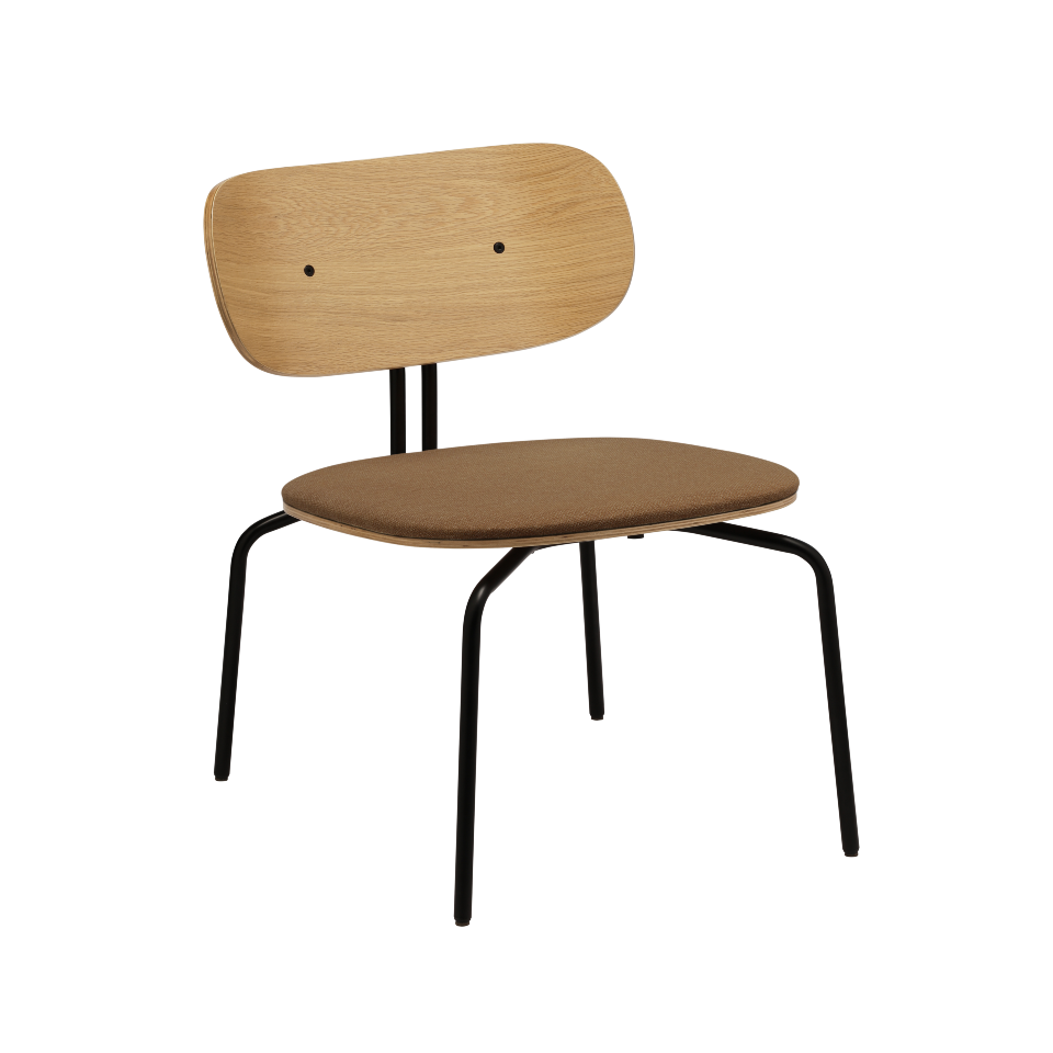 UMAGE Curious Lounge Chair, Black Legs