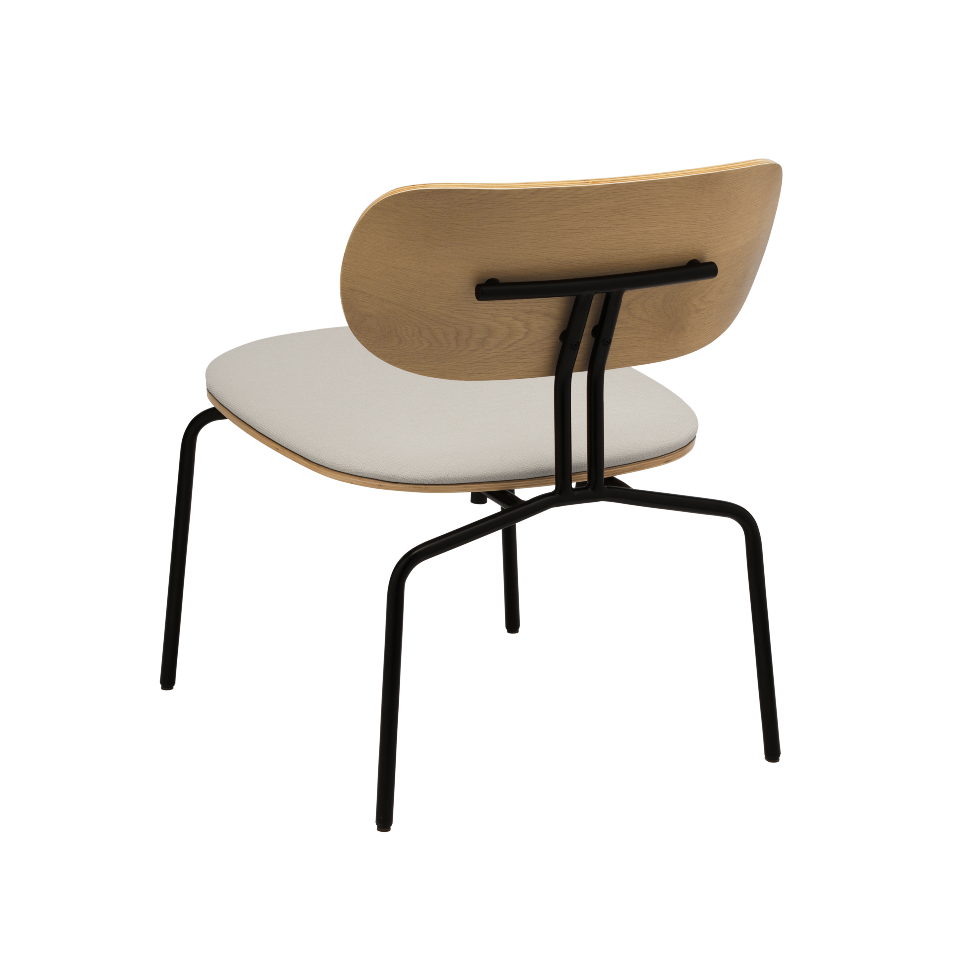 UMAGE Curious Lounge Chair, Black Legs