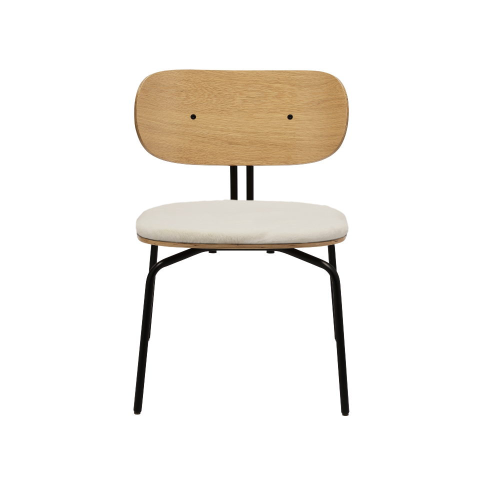 UMAGE Curious Lounge Chair, Black Legs