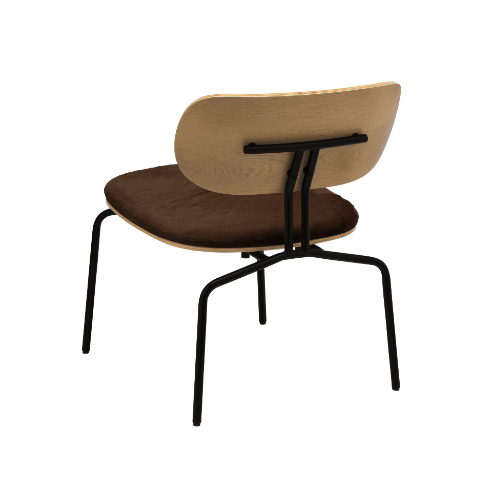 UMAGE Curious Lounge Chair, Black Legs