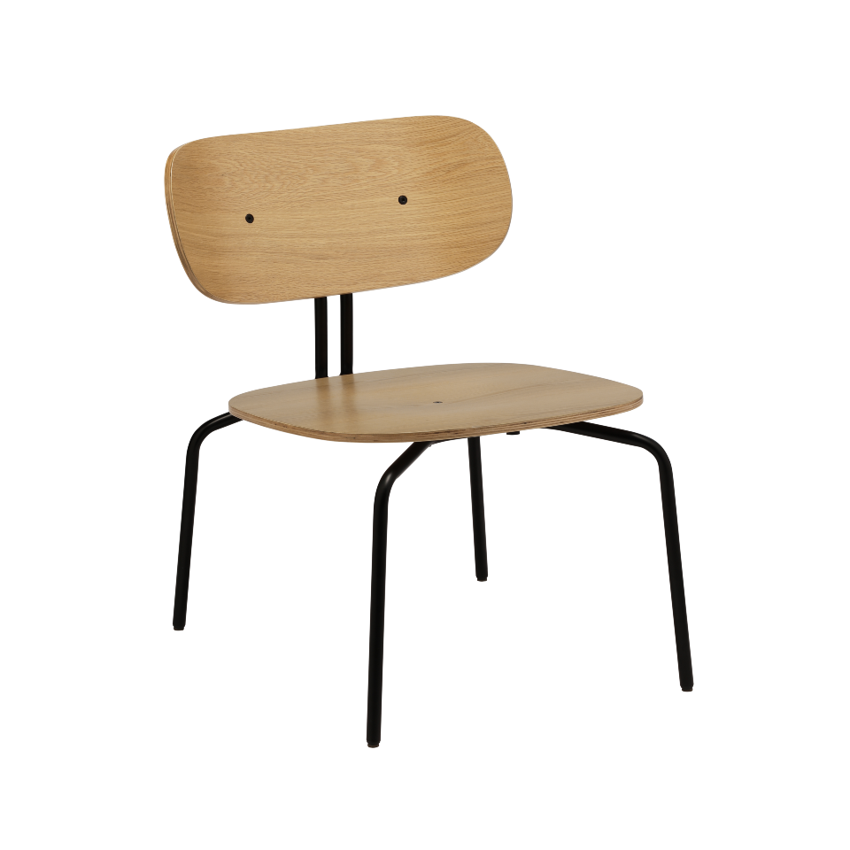 UMAGE Curious Lounge Chair, Black Legs