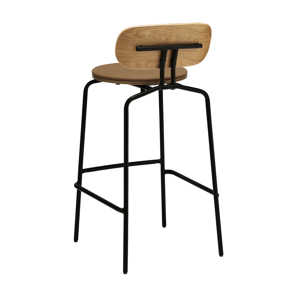 UMAGE Curious Bar Stool, Black Legs