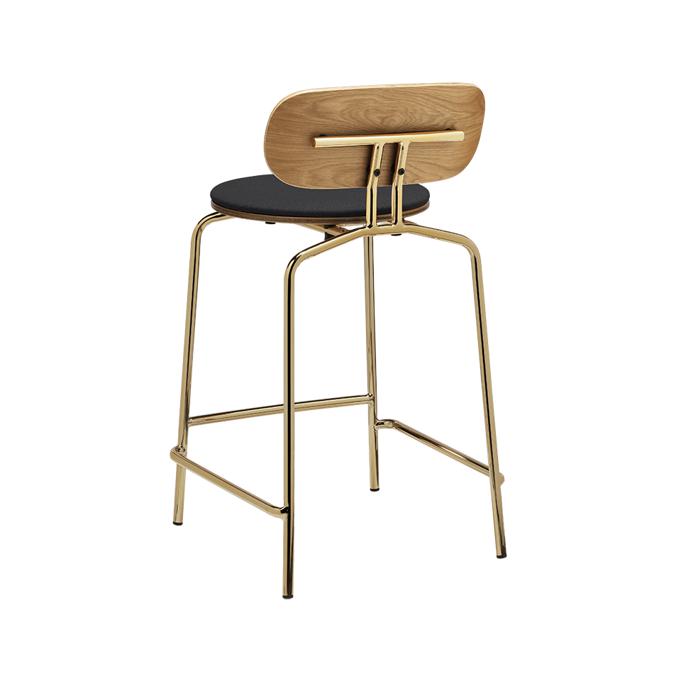 UMAGE Curious Counter Stool, Brass Legs