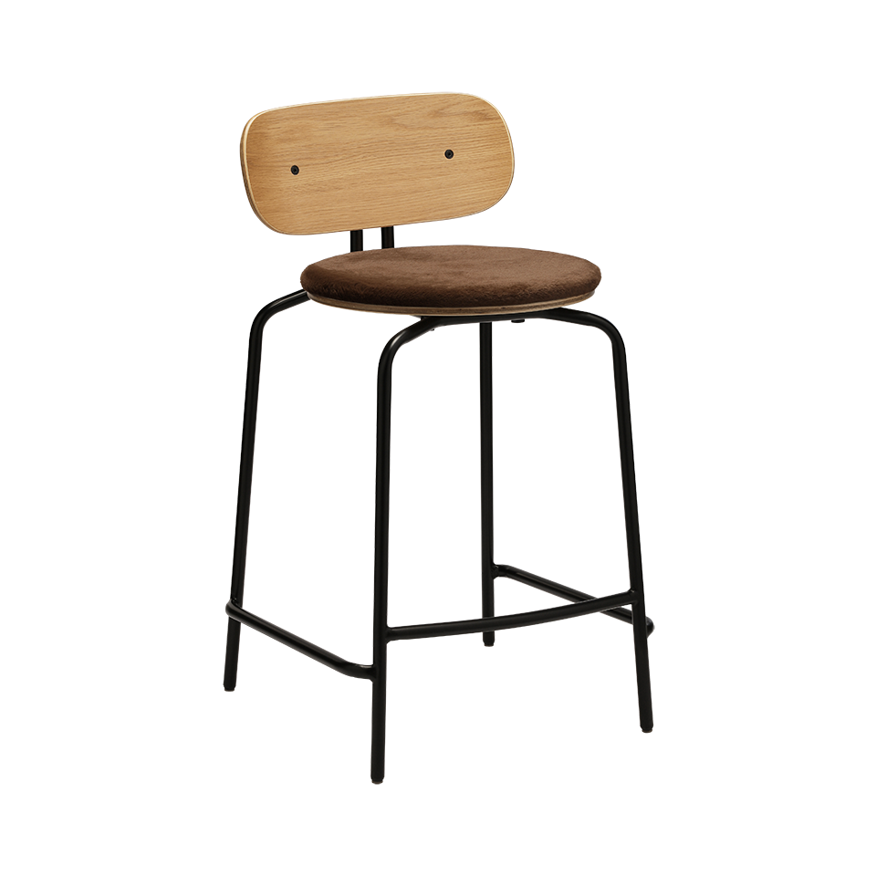 UMAGE Curious Counter Stool, Black Legs