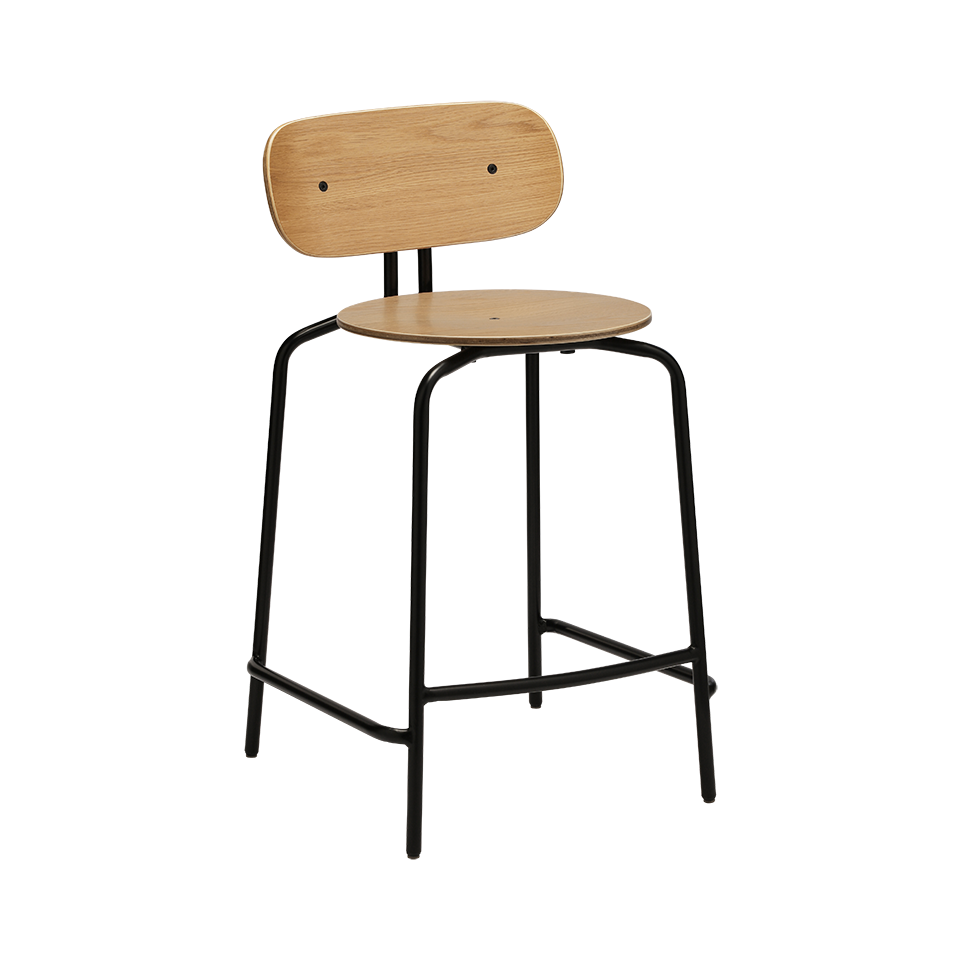 UMAGE Curious Counter Stool, Black Legs