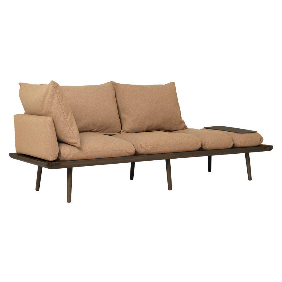 UMAGE Lounge Around 3 Seater, Horizons, Dark Oak