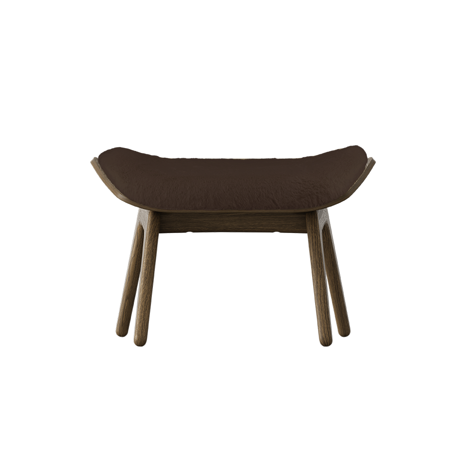 UMAGE The Reader Ottoman, Dark Oak