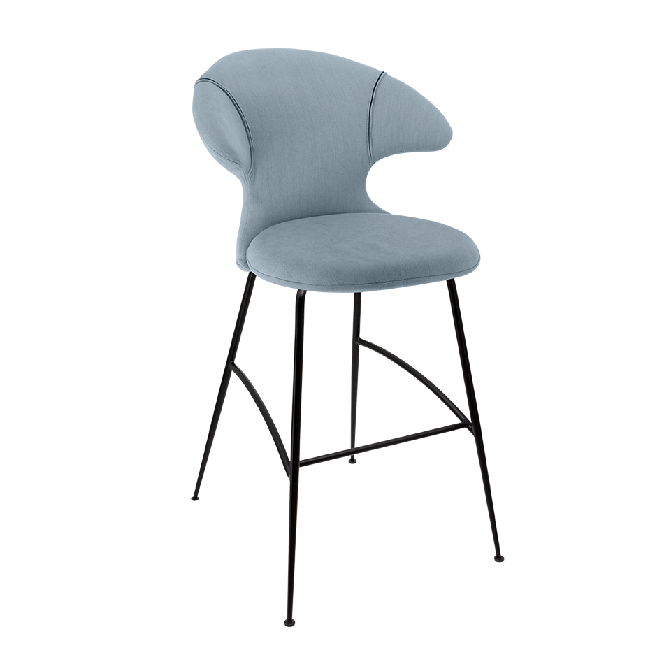 UMAGE Time Flies Bar Stool, Black Legs