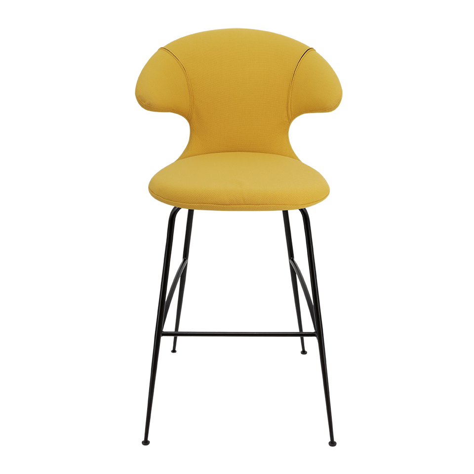 UMAGE Time Flies Bar Stool, Black Legs