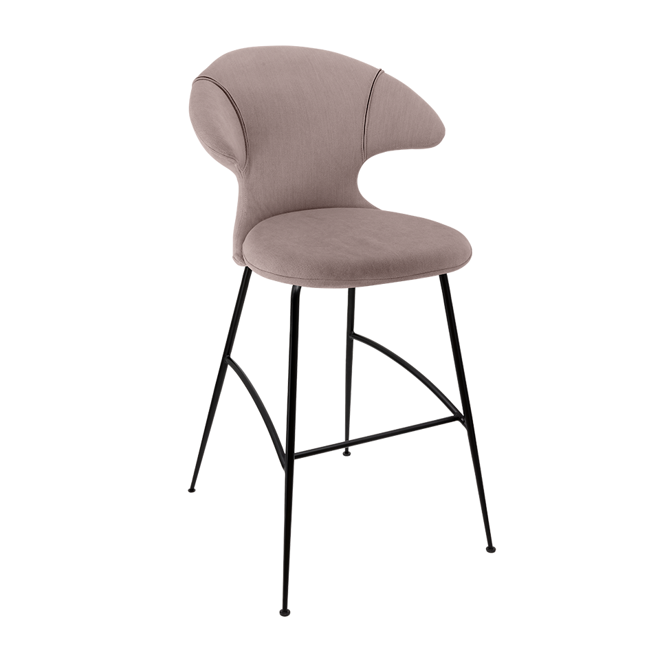 UMAGE Time Flies Bar Stool, Black Legs