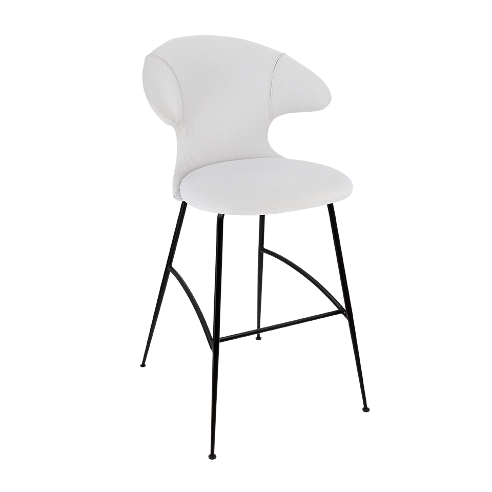 UMAGE Time Flies Bar Stool, Black Legs