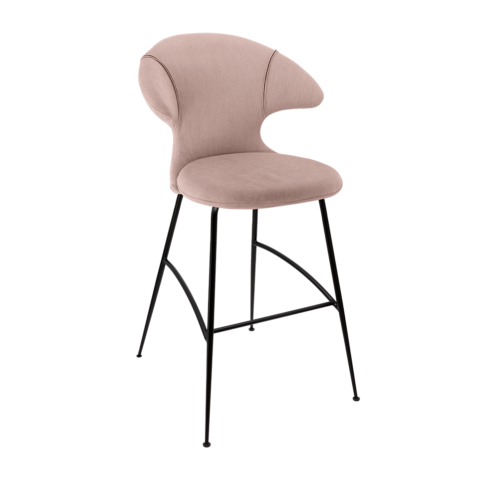 UMAGE Time Flies Bar Stool, Black Legs