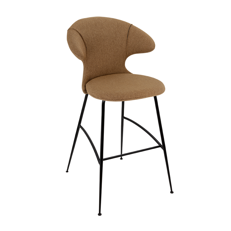 UMAGE Time Flies Bar Stool, Black Legs