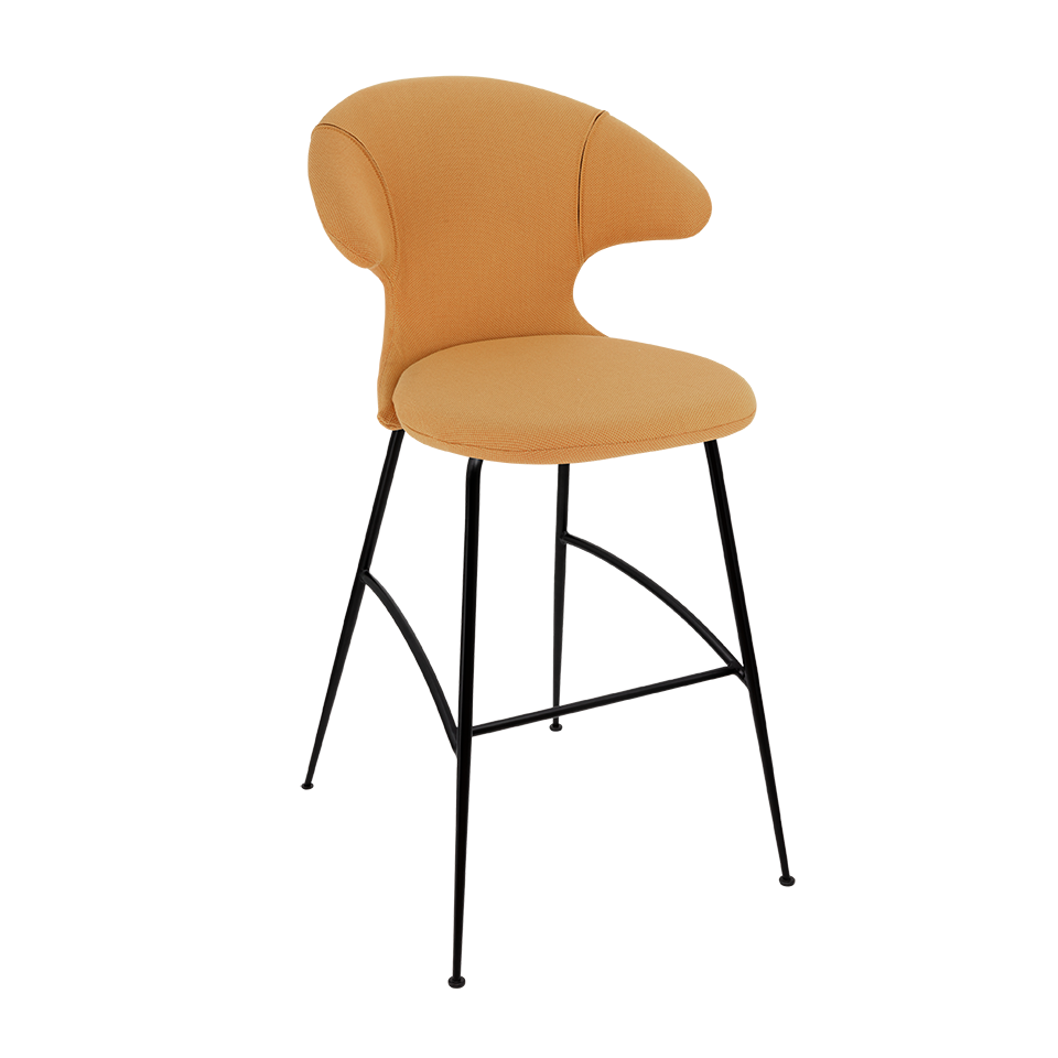 UMAGE Time Flies Bar Stool, Black Legs