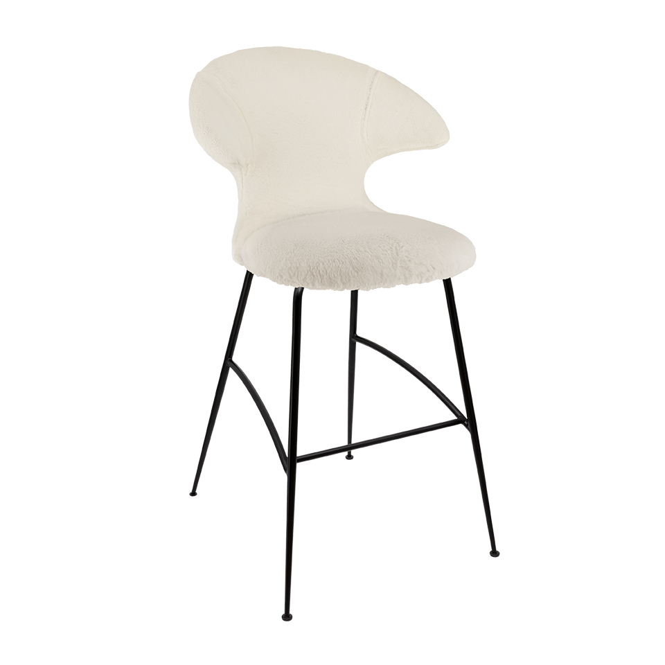UMAGE Time Flies Bar Stool, Black Legs