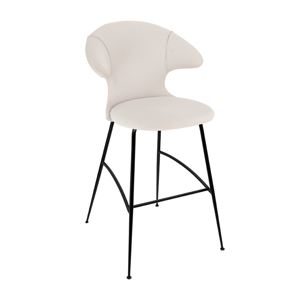 UMAGE Time Flies Bar Stool, Black Legs
