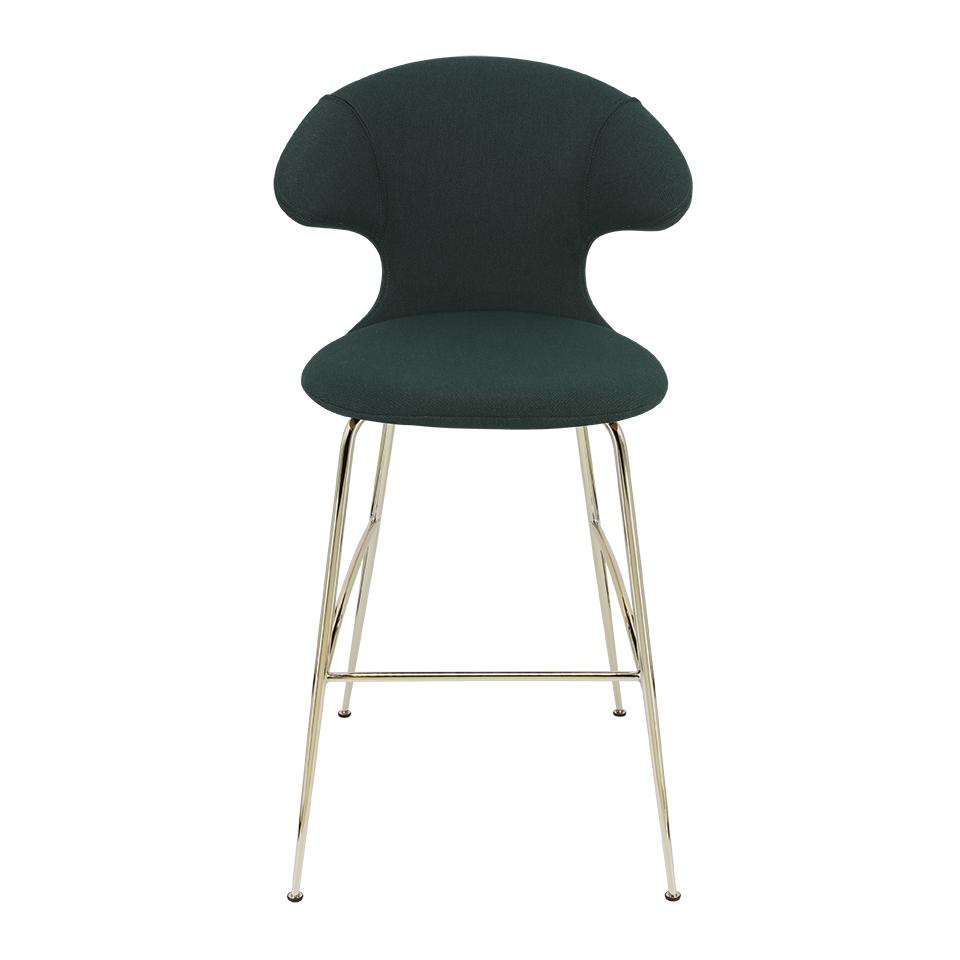 UMAGE Time Flies Bar Stool, Brass Legs