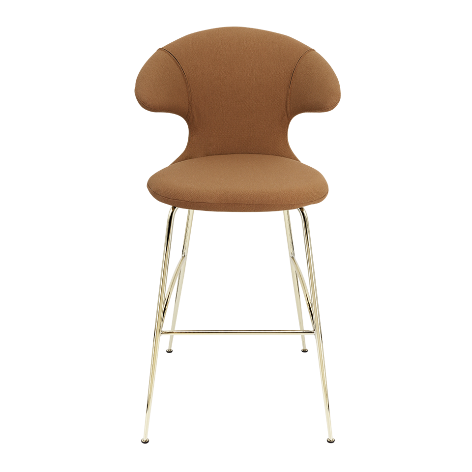 UMAGE Time Flies Bar Stool, Brass Legs