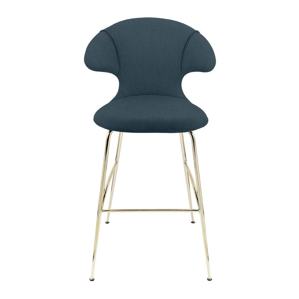 UMAGE Time Flies Bar Stool, Brass Legs