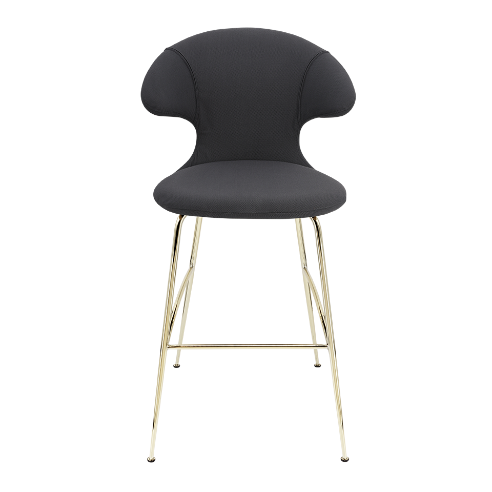 UMAGE Time Flies Bar Stool, Brass Legs