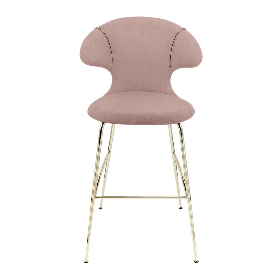 UMAGE Time Flies Bar Stool, Brass Legs