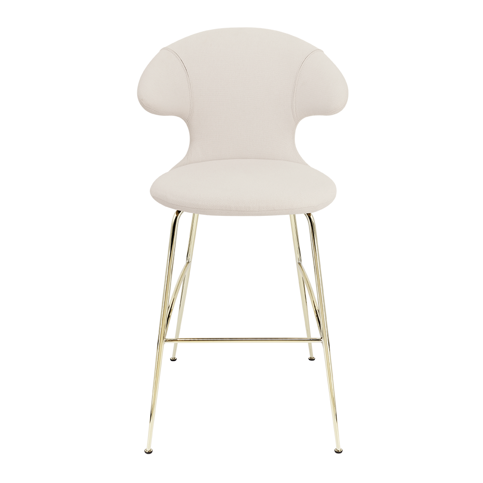UMAGE Time Flies Bar Stool, Brass Legs