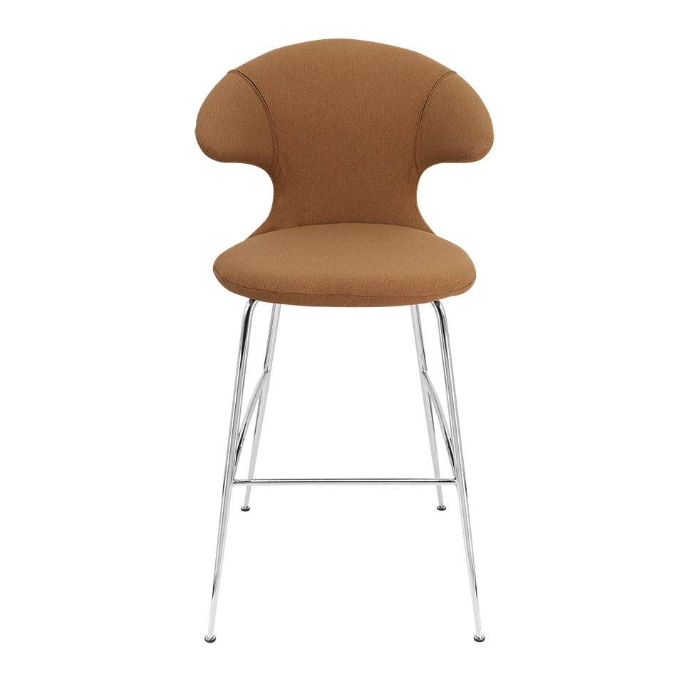 UMAGE Time Flies Bar Stool, Chrome Legs