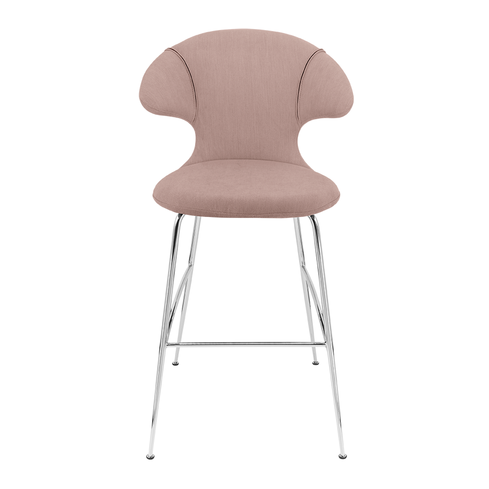 UMAGE Time Flies Bar Stool, Chrome Legs