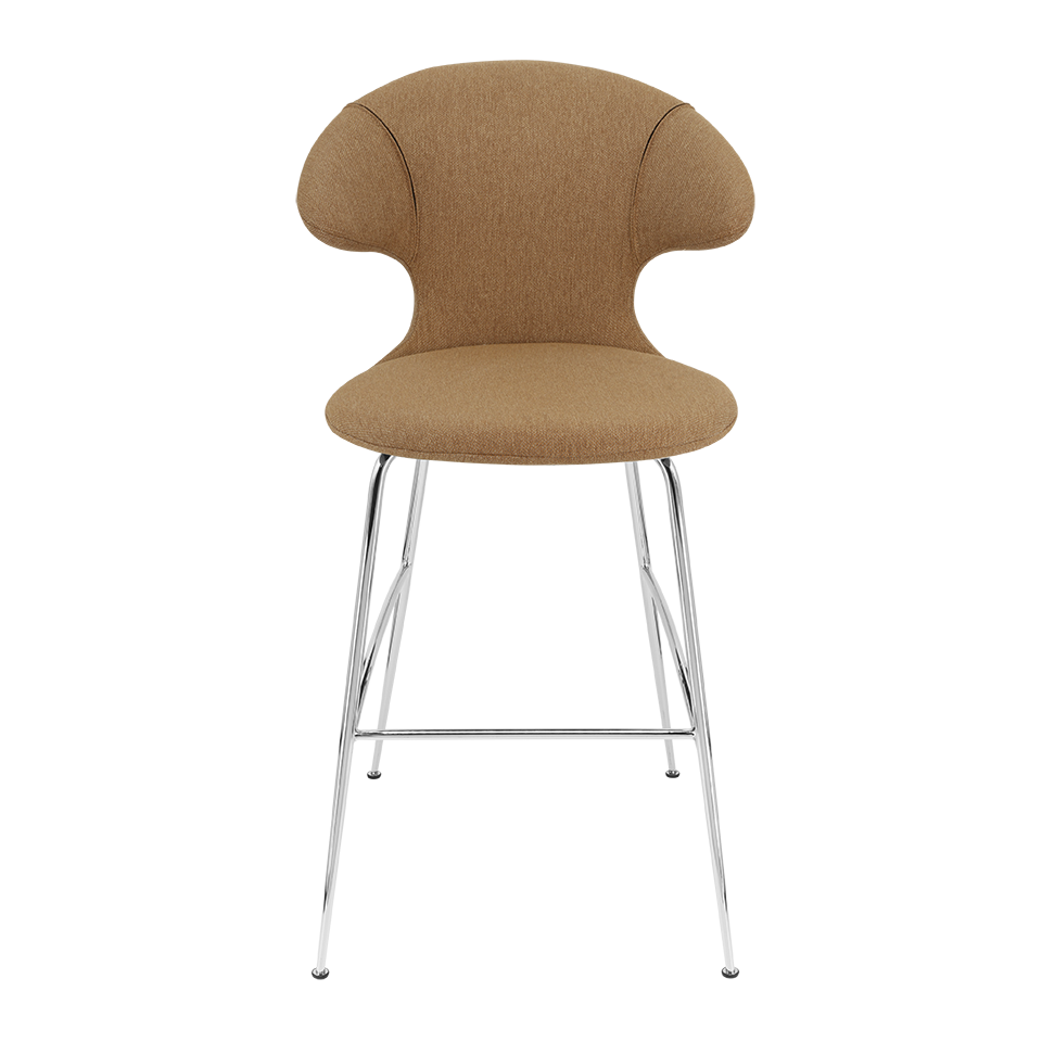 UMAGE Time Flies Bar Stool, Chrome Legs