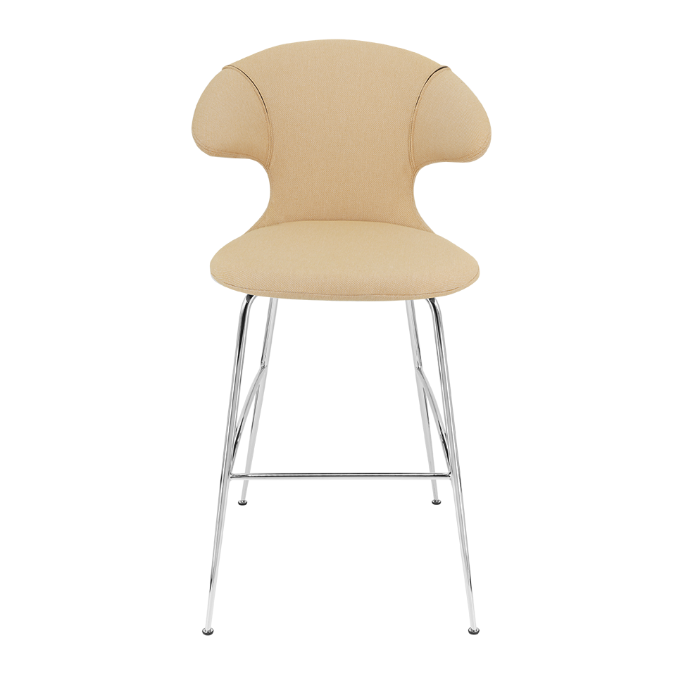 UMAGE Time Flies Bar Stool, Chrome Legs
