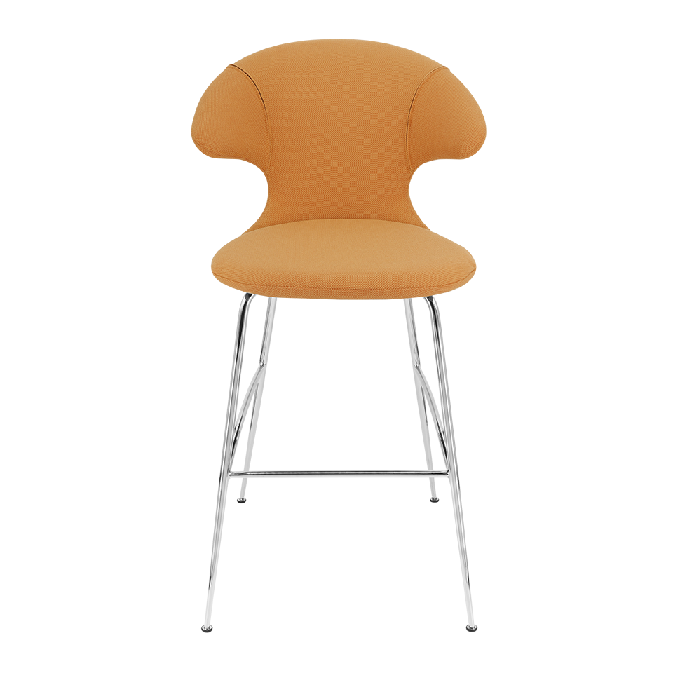UMAGE Time Flies Bar Stool, Chrome Legs