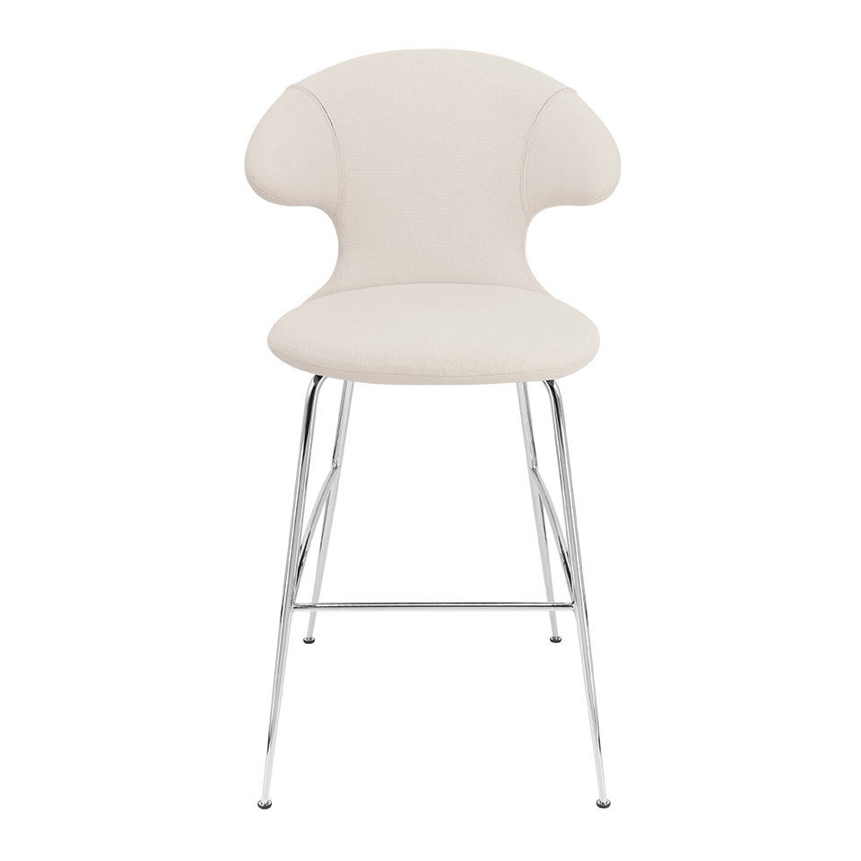 UMAGE Time Flies Bar Stool, Chrome Legs