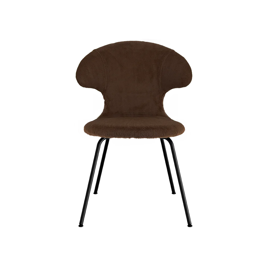 UMAGE Time Flies Chair, Teddy Bear, Black Legs