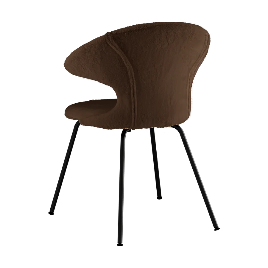 UMAGE Time Flies Chair, Teddy Bear, Black Legs