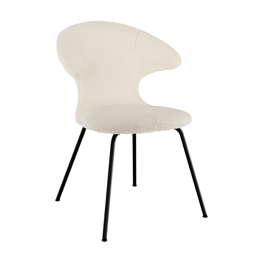 UMAGE Time Flies Chair, Teddy Bear, Black Legs
