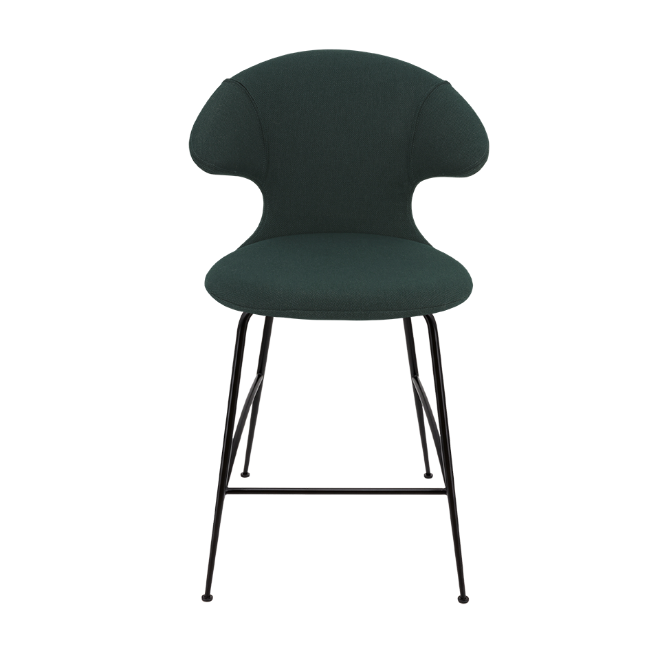 UMAGE Time Flies Counter Stool, Black Legs