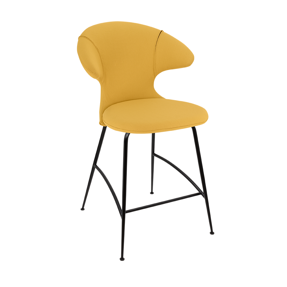 UMAGE Time Flies Counter Stool, Black Legs