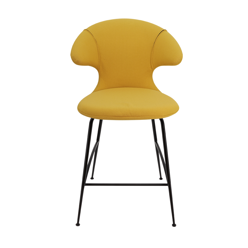 UMAGE Time Flies Counter Stool, Black Legs