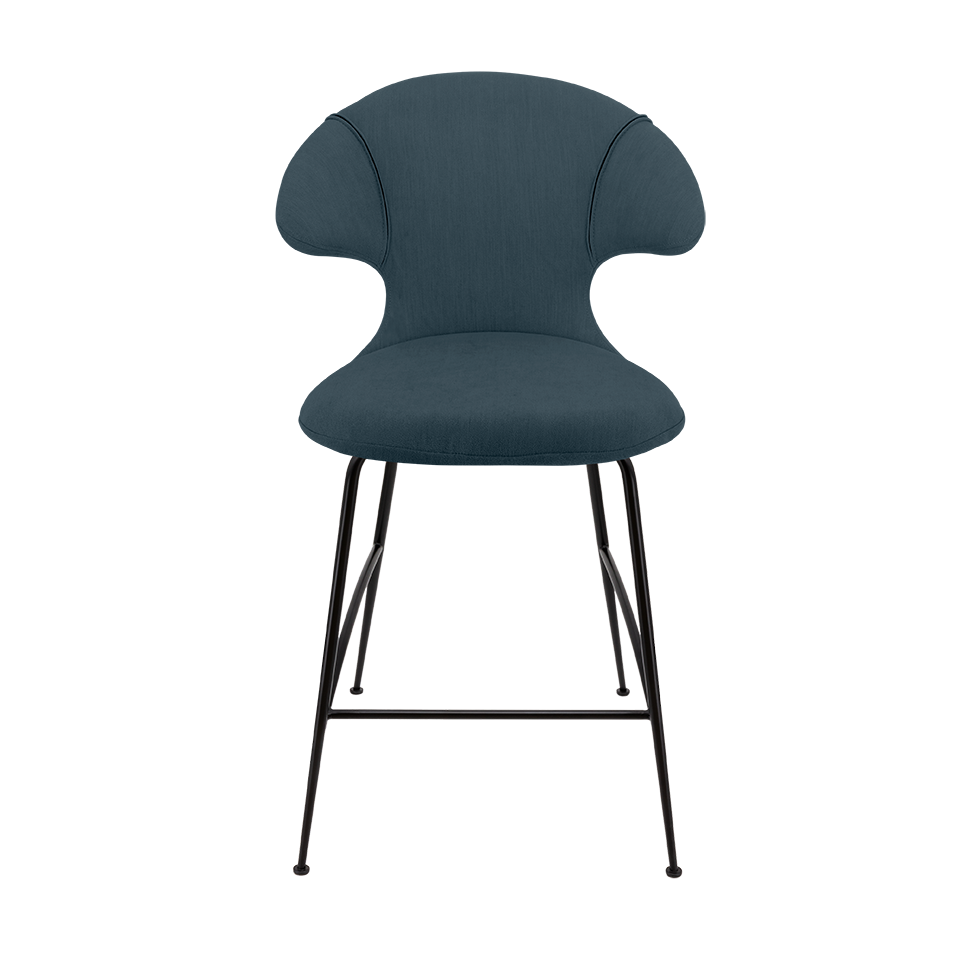 UMAGE Time Flies Counter Stool, Black Legs