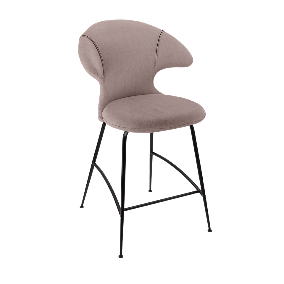 UMAGE Time Flies Counter Stool, Black Legs