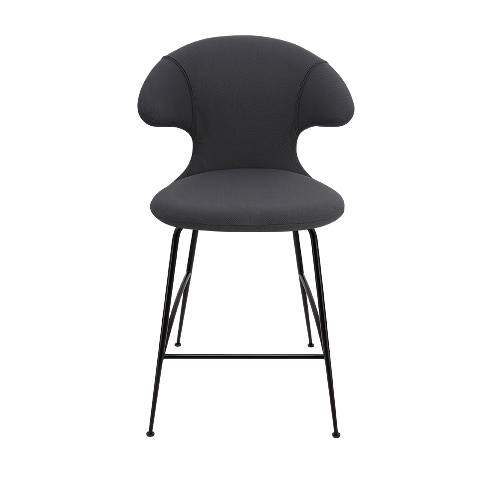 UMAGE Time Flies Counter Stool, Black Legs