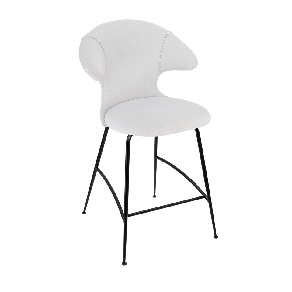 UMAGE Time Flies Counter Stool, Black Legs